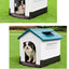 Outdoor Rainproof Pet Nest Four-season Universal with Toilet Plastic Kennel Sunscreen Dog Shed with Toilet with Toile
