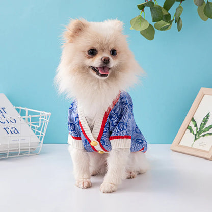 The New Dog Sweater  Pet Clothes Parent-child Wear Autumn and Winter Leisure Seven Sizes