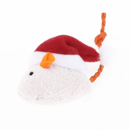 UXCELL 1 Pc Portable Cat Play Mouse Chew Toy Cat Dolls for Outdoor Plaything Christmas Gift Toys Plaything for Kitten Puppy