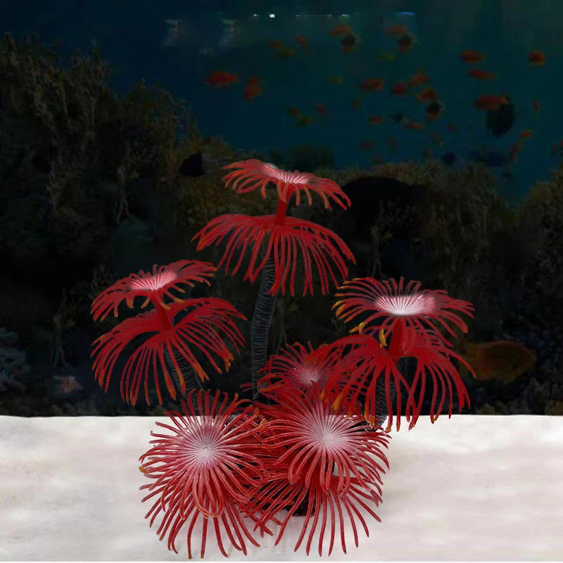 Artificial Underwater Coral Plastic Aquarium Fish Tank Simulation Decoration Aquarium Backgrounds Plants Water Grass Beautiful