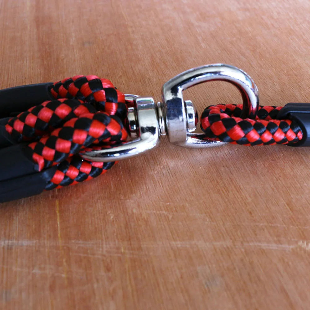 Dog Leashes 3 in 1 Nylon Pet Traction Rope 3 Way Dog Lead Leash for Three Small Dogs Cats Outdoor Walking Multiple Puppy Leash