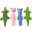 New Crocodile Soft Shell Plush Dog Toys Outdoor Play Interactive Squeaky Dogs Toy Sounder Sounding Paper Chew Tooth Toy