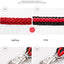 Durable Nylon Dog Collar Leash Set Traction Rope Medium Big Dog Walking Accessories Labrador Husky P-Chain Travel Pet Products
