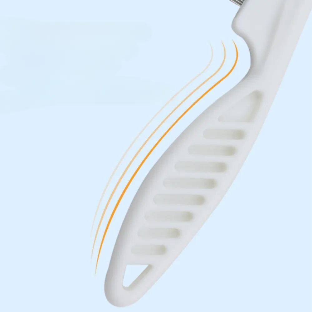 Pet Hair Shedding Comb Stainless Steel Flea Comb for Cat Dog Pet Comfort Flea Hair Grooming Comb Pet Cleaning Supplies ﻿
