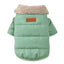 Dog Winter Coat 2024 New Dog Clothes for Small Medium Dogs, Thicken Warm Fleece Collar Dog Down Jacket for Cold Weather Apparel