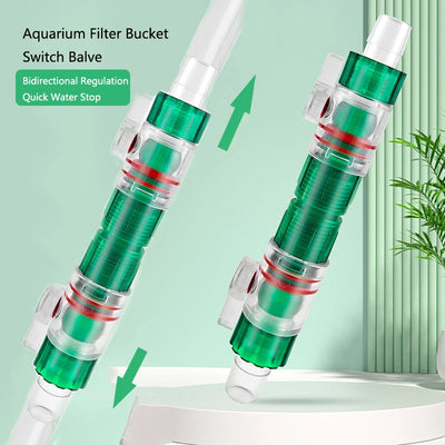 Aquarium Water Control Valve Hose Double Tap Quick Release Connector Fish Tank Filter Barrel Replace Connector acuarios 12/16mm