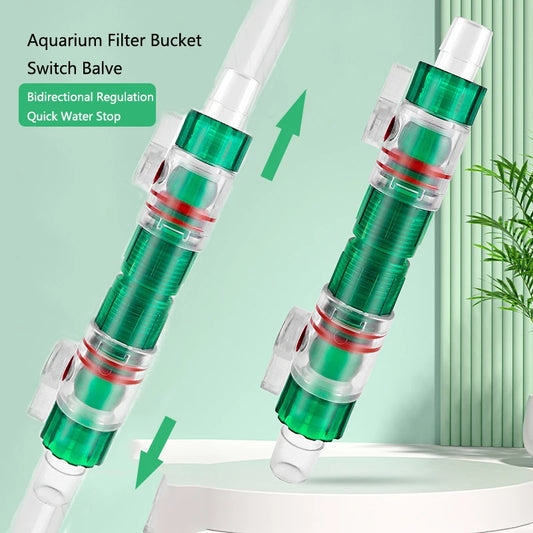 Aquarium Water Control Valve Hose Double Tap Quick Release Connector Fish Tank Filter Barrel Replace Connector acuarios 12/16mm