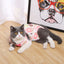 Cat Sleeveless Shirt Cat Recovery Suit Breathable E-Collar Alternative Vest for Cat Small Puppy Cute Printed Cotton Pet Clothes