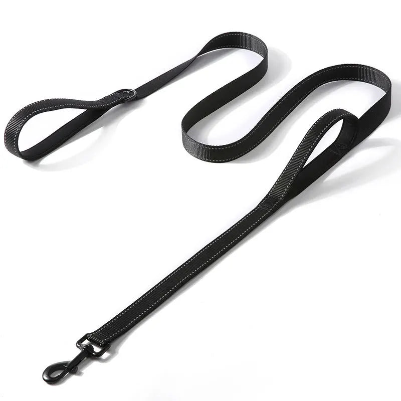 6FT Heavy Duty Dog Leash for Large Medium Dogs, Reflective Double Handle Dog Leash Lead for Traffic Control Husky Pet Accessorie