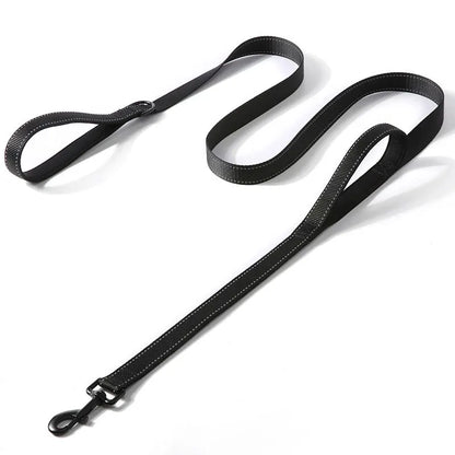 6FT Heavy Duty Dog Leash for Large Medium Dogs, Reflective Double Handle Dog Leash Lead for Traffic Control Husky Pet Accessorie