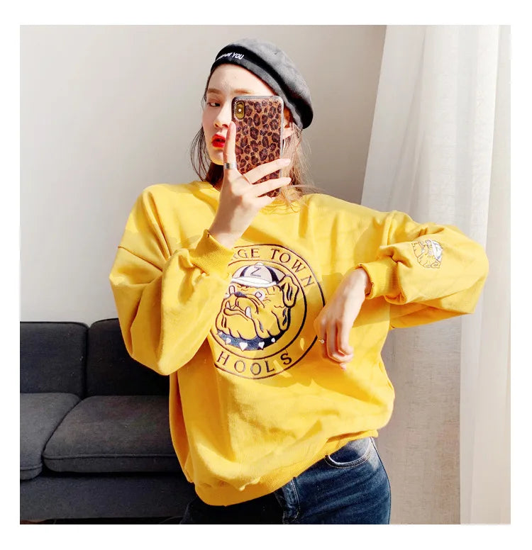 Dog Costume  Pet Clothes Crew Neck Korean Version Spring and Autumn Parent-child Wear Pure Cotton Four Colors Seven Sizes