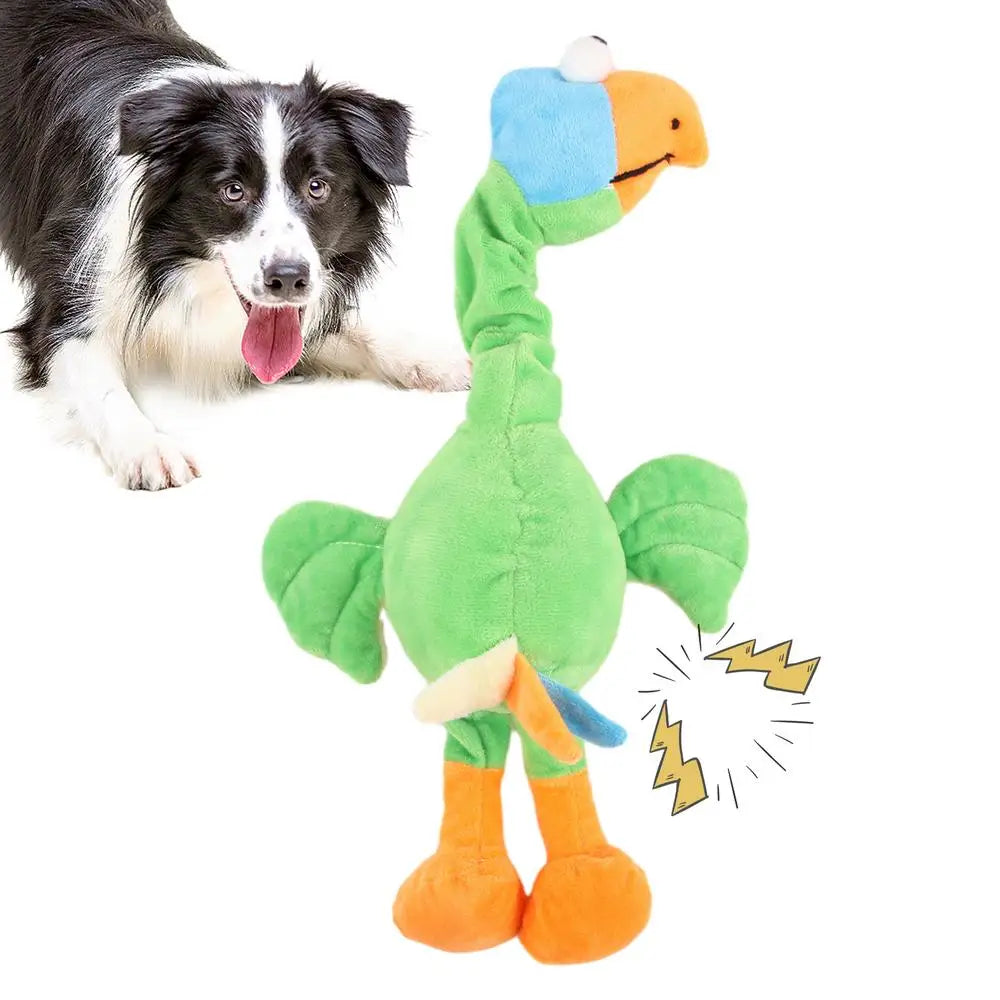Interactive Play For Dogs Squeaky Dog Plush Toy With Built-in Sound Device Comfortable And Durable Puzzle Dog Stuffed Toys For