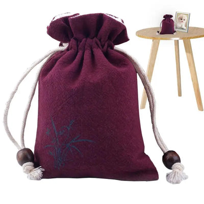 Dog Ashes Bag Keepsake Dog Ashes Kitten Pouch For Ashes Lightweight Cat Cremation Bag Small Drawstring Memorial Dog Pouches