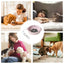 Heated Pet Water Bowl Outdoor Pet Heated Waterer 15W Thermostatic Control Ceramic Travel-Friendly Anti-slip Heated Pet Bowl