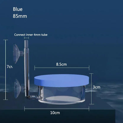 High transparency Acrylic Air Pump Sand Stone Aquarium Oxygen Pump Fresh Air Stone Nano Bubble Bar Aquarium Fish Tank Aerator