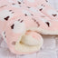 Pet Sleeping Mat Dog Bed Cat Bed Soft Hair Thickened Blanket Pad Fleece Home Washable Warm Bear Pattern Blanket Pet Supplies