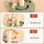 HOOPET Cat Climbing Frame Small Sisal Teasing Pet Toys Scratching Board Claw Grinding Cat Toys Carousel Type Cat Climbing Frame