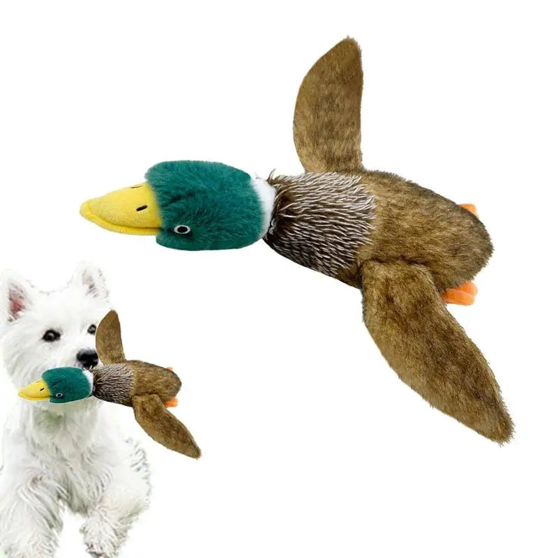 Duck Dog Toy Squeaky Cute Duck Plush for Dog Calming Chew Toy Pet Supplies for Small Medium And Large Pets Indoor Play Supports