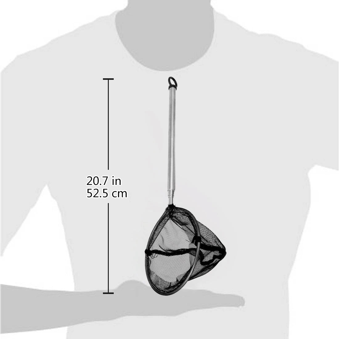 UXCELL Aquarium Fish Net Fishing Fine Net Mini and Shrimp Easy Grip Extendable Stainless Steel Handle Fish Tank Accessories