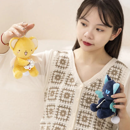 13cm Cute Cat With Wing Plush Doll Pendant Doll Beautiful Room Car Bag Decoration Pendant Opening Holiday Gift