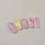 Gold Silver Starlight Laser Pink Colorful Glitter Star Bronzing Rhinestones Relief Nail Art Decorations Stickers Manicure Decals