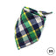 Plaid Cat Dog Bandana Pet Puppy Soft Cotton Bandanas Handkerchiefs Scarfs Triangular Bandages Accessories for Kittens Puppies