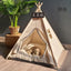 NK0 Internet celebrity ins pet tent teddy kennel corgi dog bed cat litter four seasons medium and small dog semi-closed removabl