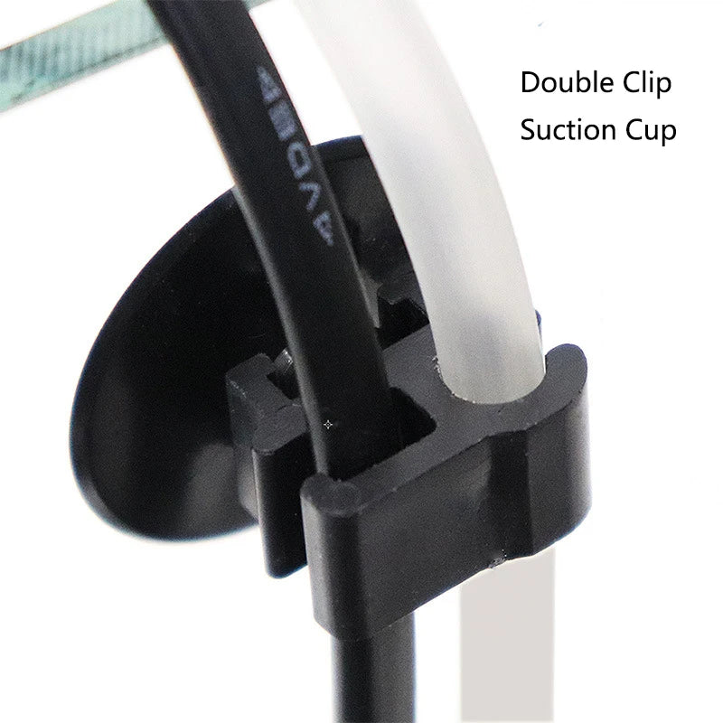 5Pcs Aquarium Suction Cup Clip Fish Tank AirLine Tube Oxygen Hose Pump Power Cord Buckle Wire Finisher Suction Cups  6/16/20mm