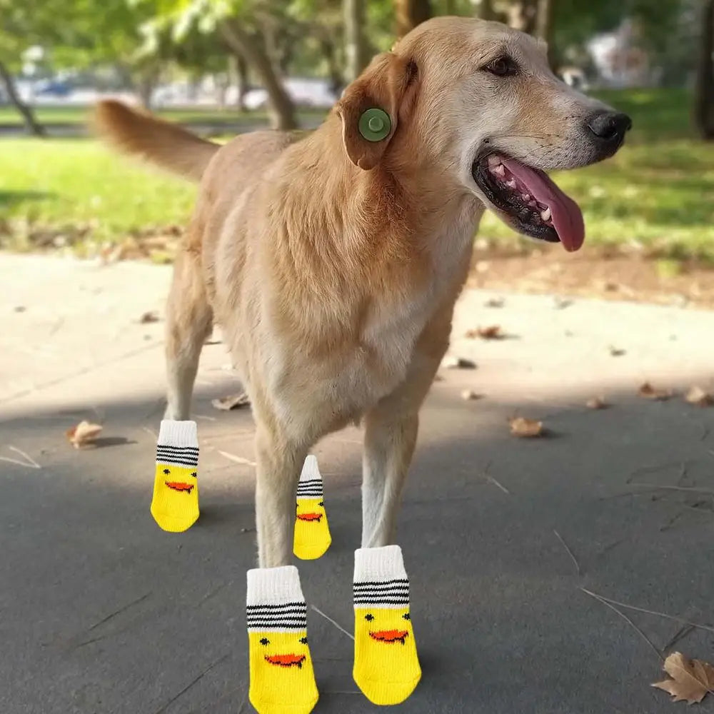 Dog Grip Socks Anti-Slip Dog Socks Strong Grips Traction Control For Indoor On Hardwood Floor Wear Suitable For Small Medium And