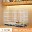 Dog Cage Small Dog Indoor Folding with Toilet Teddy Bigbear Medium Dog Corgi Border Pet Kennel