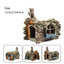 Resin Aquarium Ornaments Decorations Artificial Bark House Cave Landscaping Accessories For Fish Tank Aquarium Background