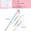 Simulation Feather Interactive Cat Toy Satin Ribbon Bell Cat Stick Toys Kitten Playing Teaser Wand Toy Cat Supplies Accessories