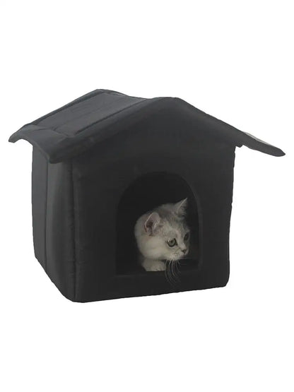 Winter Warm Waterproof Outdoor Pet House Cat Nest Thickened Cat Nest Tent Portable Travel Nest For Kitten Puppy Pets Supplies