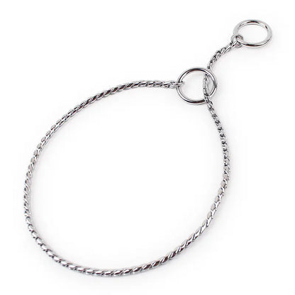 Copper Snake P Chain Dog Collar Small Puppy Large Dog Collar Necklace Choker Pet Training Supplies Slip Collar Gold Sliver Black