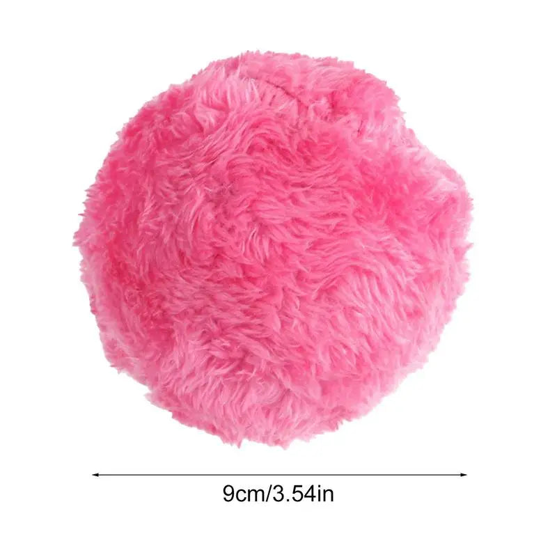 Dog Chewing Toy Rolling Ball Plush Sniffing Toy, Pet Supplies, Interactive Cat Toy, Movable Puppy Chew Squeaky Toy for Dogs
