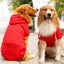 New Designer Warm Plaid Winter Big Dog Coats Detachable Hat Outfit Soft Hoodies Hat for Dog Cat Two Color Cloth For Small Dog