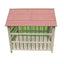 Outdoor Waterproof Solid Wood Stainless Steel Anti-corrosion Kennel Rainproof Large Dog House Golden Retriever Kennel Small Hous