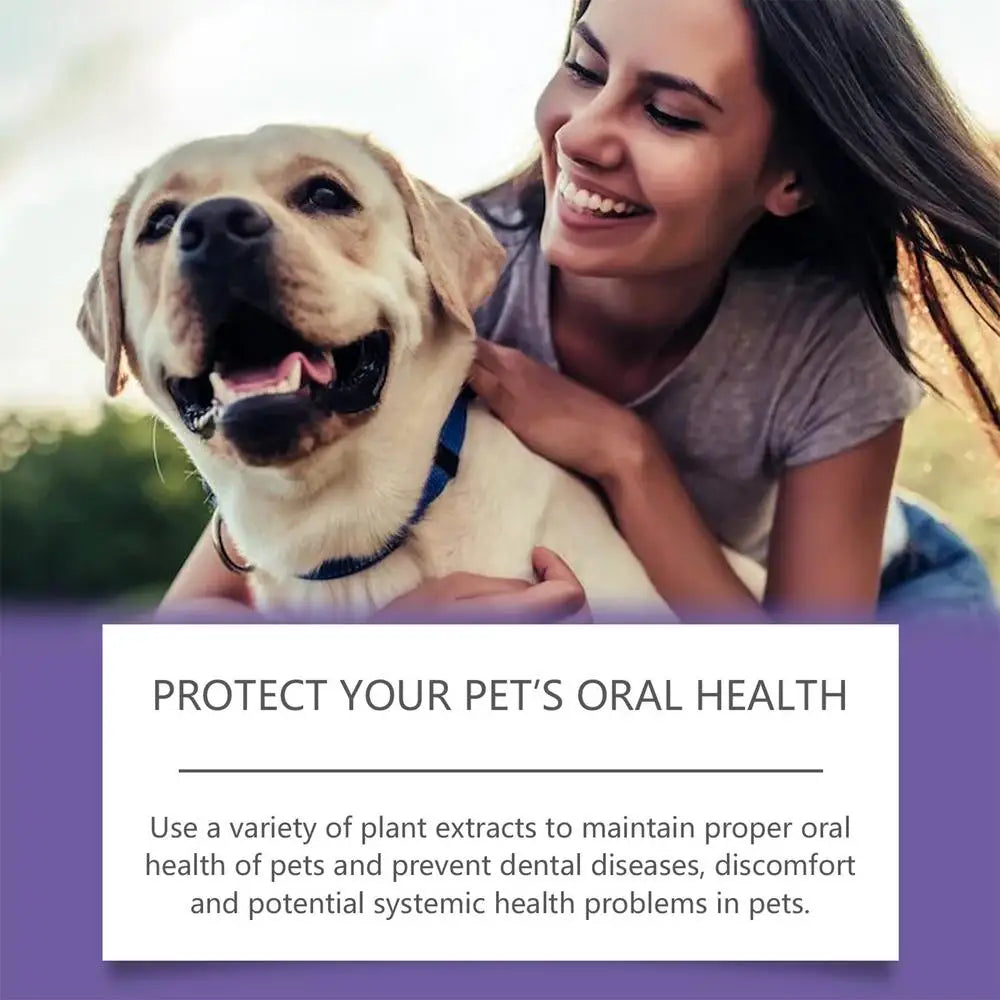 Pet Oral Repair Gel For Dogs Dog Oral Care 2X Care Cleaner Repair Gel Repair Gel Without Brushing For Eliminate Bad Breath