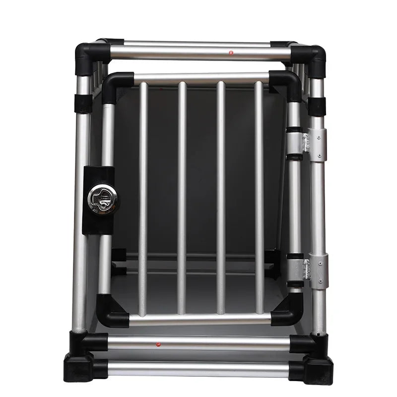 Directly from the manufacturer dog cage, car pet cage air transportation Thickened ventilated aluminum firm pet dog dog cat cage