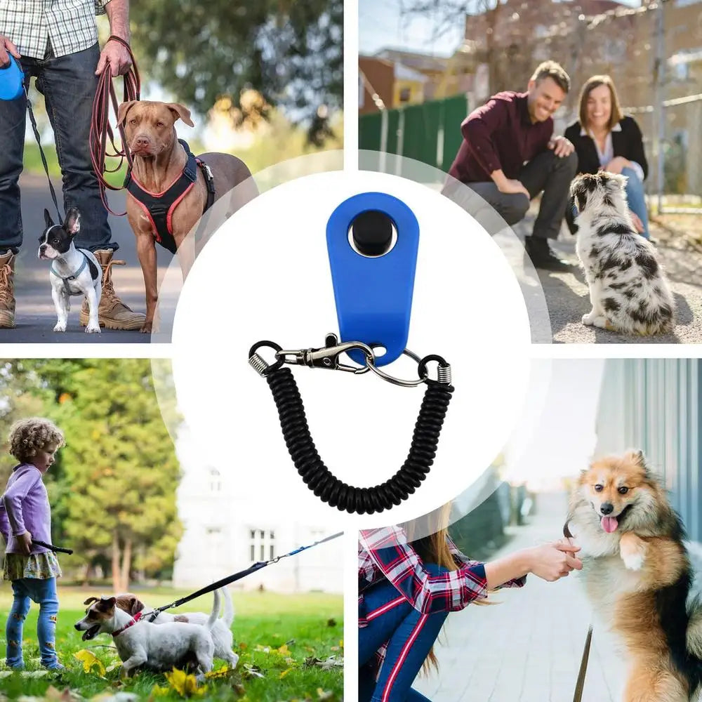 Dog Training Clicker Puppy Clicker with Wrist Strap Lightweight and Durable Pet Training Clicker for Dog Training Tool Clicker