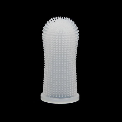 360-degree Dog Finger Toothbrush Extra Soft Pet Toothbrushes Silicone Teeth Cleaning Tools for Cats Puppies Dental Care Supplies