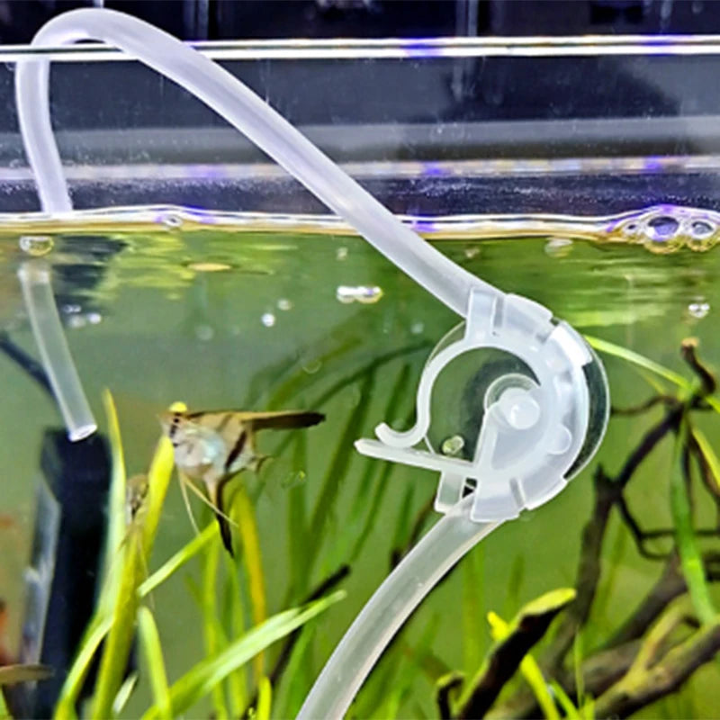 Plastic Aquarium Water Tube Holder Water Pipe Hose Mount Bracket for 4~6mm Pipe Water Tubes Fixed Clip Fish Tank Hose Clamp Hot