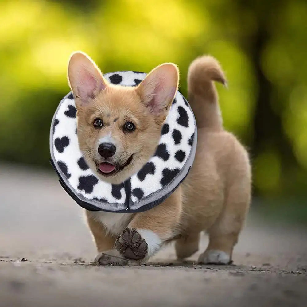 Inflatable Dog Collar Soft Cones For Dogs Adjustable Inflatable Collar For Dogs And Cats Soft Pet Operation Recovery Collar Does