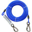 Double-headed Dog Tie Out Cable Leash, Long Steel Wire Rope, Outdoor Dogs Straps, Adjustable Running Rope Supplies
