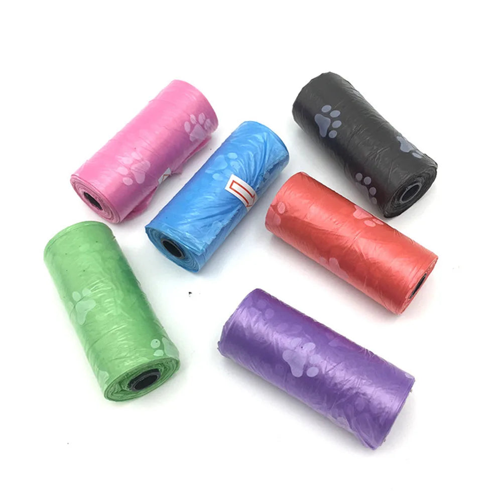 10 Roll Pet Dog Poop Bags Dispenser Collector Garbage Bag Puppy Dog Poop Scooper Bags for Dogs Cat Outdoor Cleaning Pet Supplies