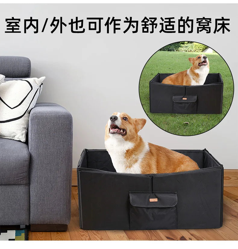 Pet high sight sightseeing car bed car seat pet cat kennel mat travel dog car pet nest bed