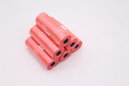1-100Rolls Dog Poop Bags Biodegradable Outdoor Cleaning Poop Bag with Breakpoint Puppy Cat Pooper Scooper Bag Pet Supplies
