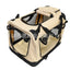 Direct sales pet folding cage portable car dog cage pet bag  kennel outdoor travel