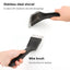 Multifunctional Bird Feeder Cleaner Brush Bird Cage Cleaning Stainless Steel Ergonomics Handle Durable Bird Droppings Cleaning