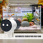 Automatic Fish Feeder Electric Aquarium Feeder With Smart Timer Silent Auto Fish Food Dispenser With 200ml Feed Box Timer